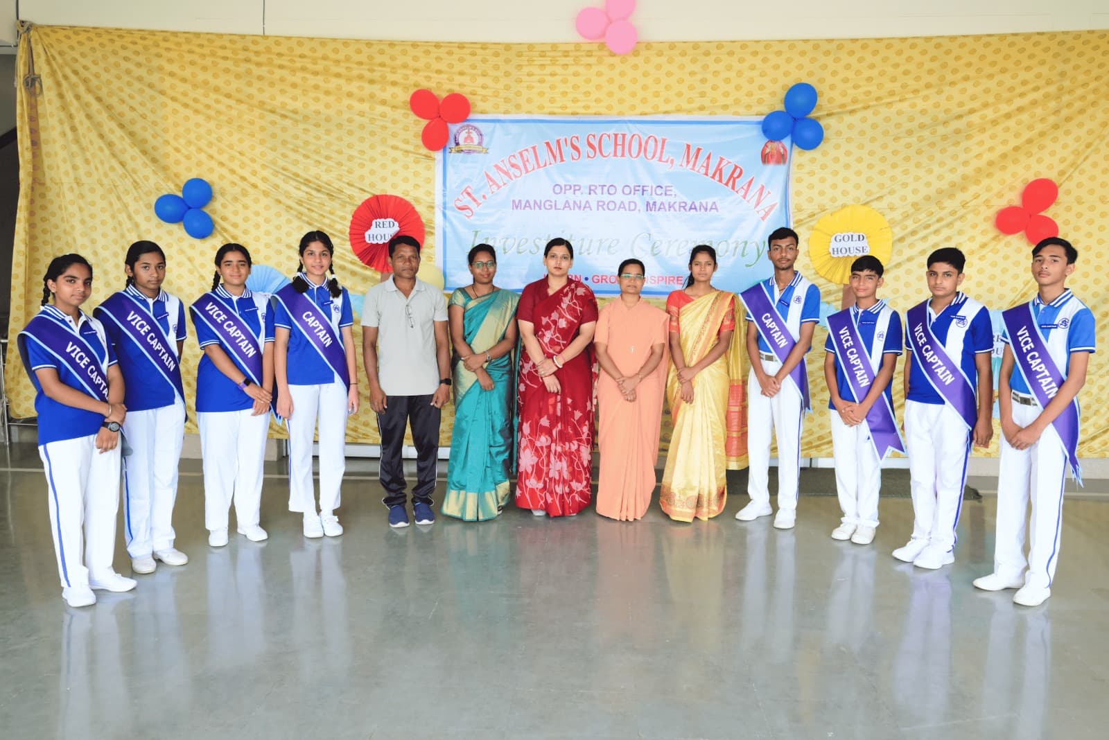 Investiture Ceremony at St. Anselm's School, Makrana