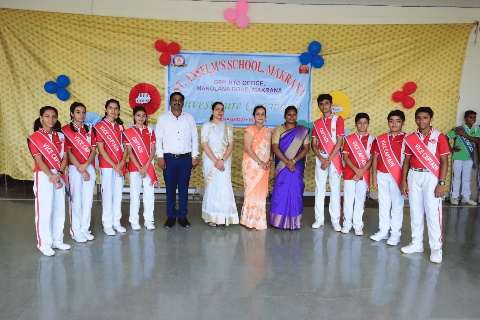 Investiture Ceremony at St. Anselm's School, Makrana