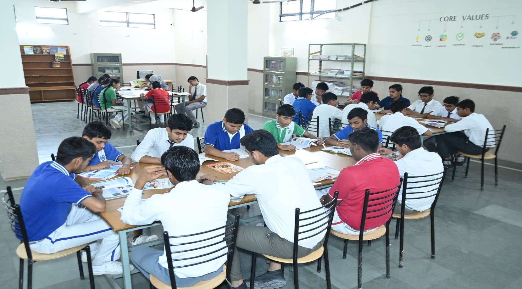 Library at St. Anselm's School, Makrana