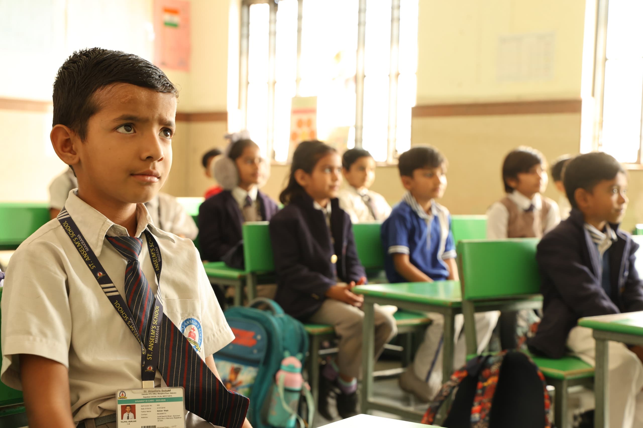 Library at St. Anselm's School, Makrana