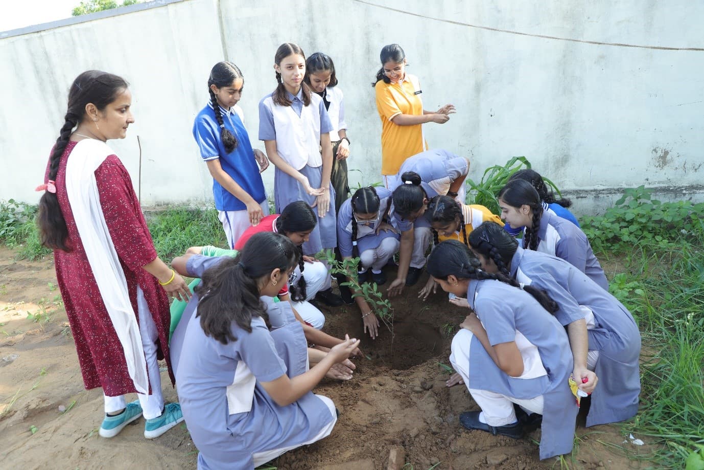 Plantation Drive at St. Anselm's School, Makrana