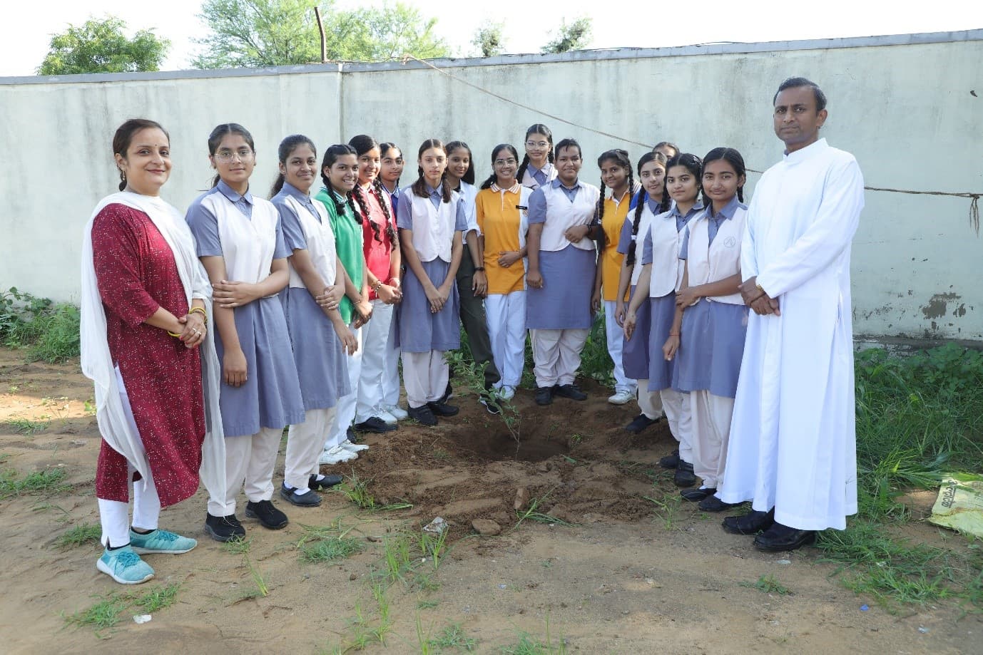 Plantation Drive at St. Anselm's School, Makrana